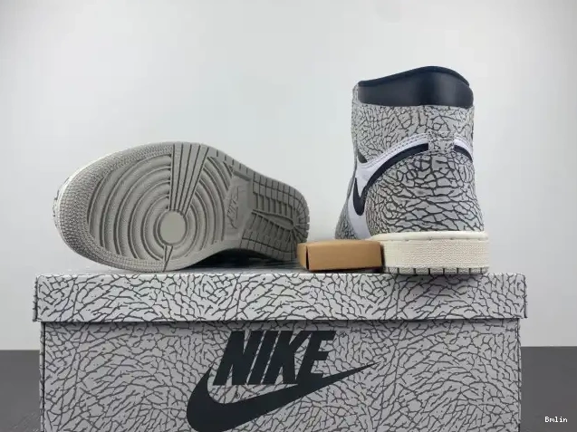 Boostmaster lin High OG White DZ5485-052 Air Jordan 1 Cement 0531